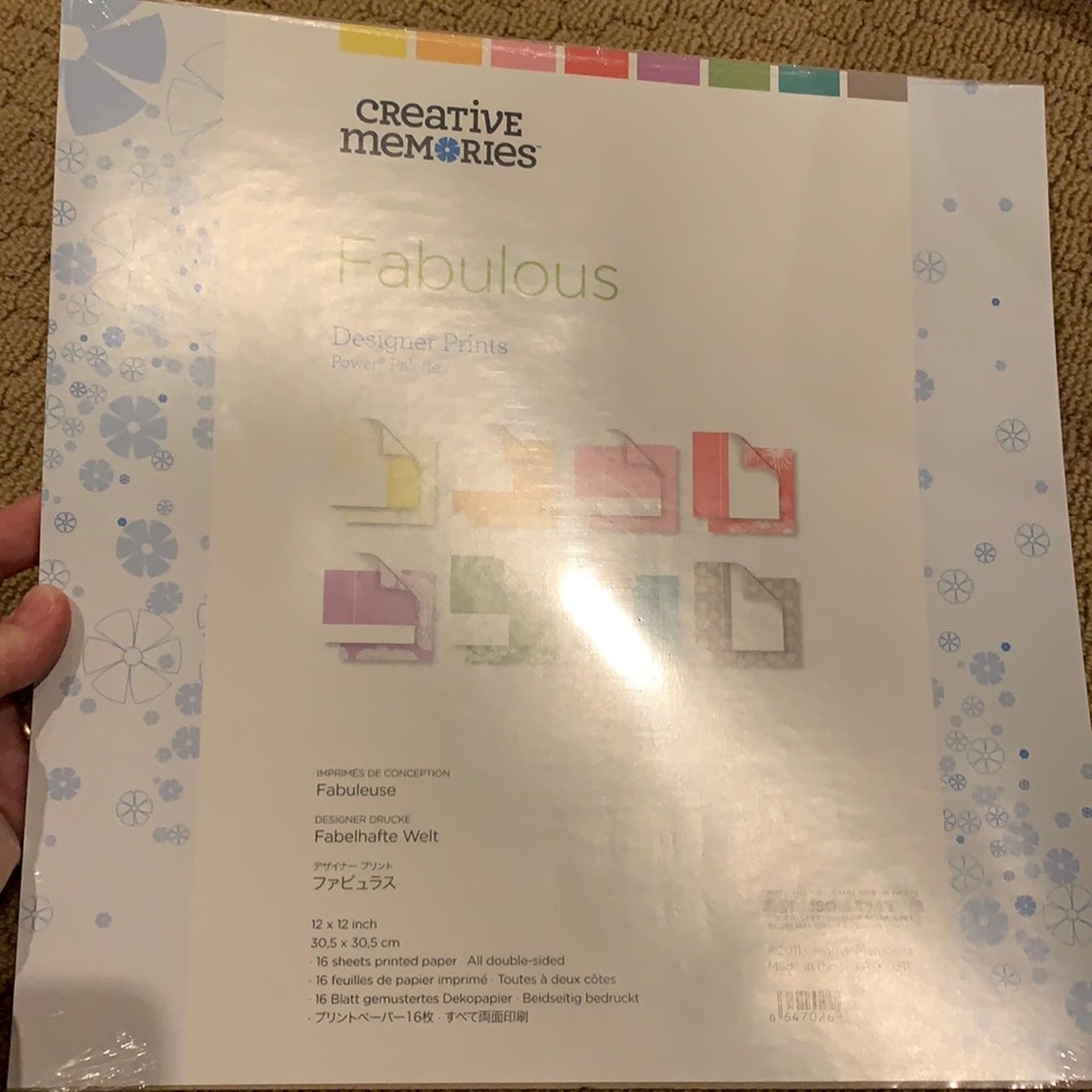 NEW - Creative Memories - Fabulous Designer Prints Power palette